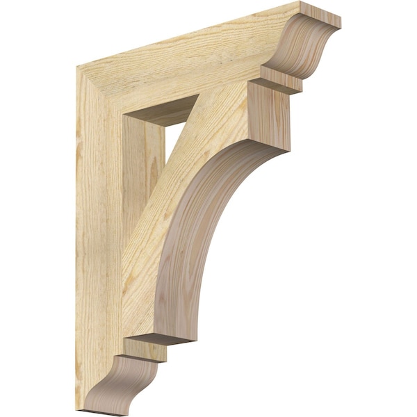 Ekena Millwork Westlake Traditional Rough Sawn Bracket, Douglas Fir, 4"W x 18"D x 22"H BKT04X18X22WTL01RDF - main